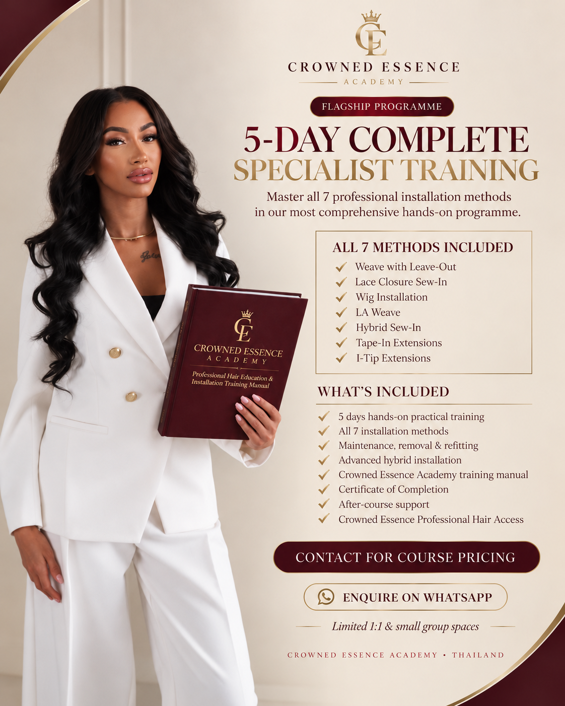 5 Days Complete Hair Extension Specialist